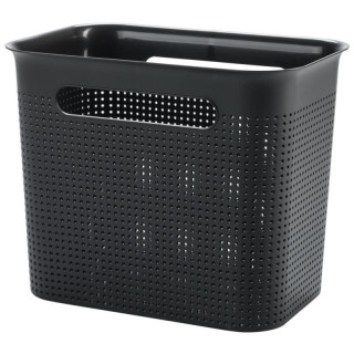 Koszyk plastikowy Brisen 7L czarny 26x21x18cm